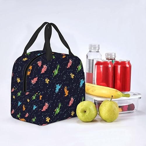 Miniatura 4 de Bonita bolsa de almuerzo reutilizable con aislamiento para mujeres y hombres impermeable lonchera térmica para el trabajo oficina viajes picnic