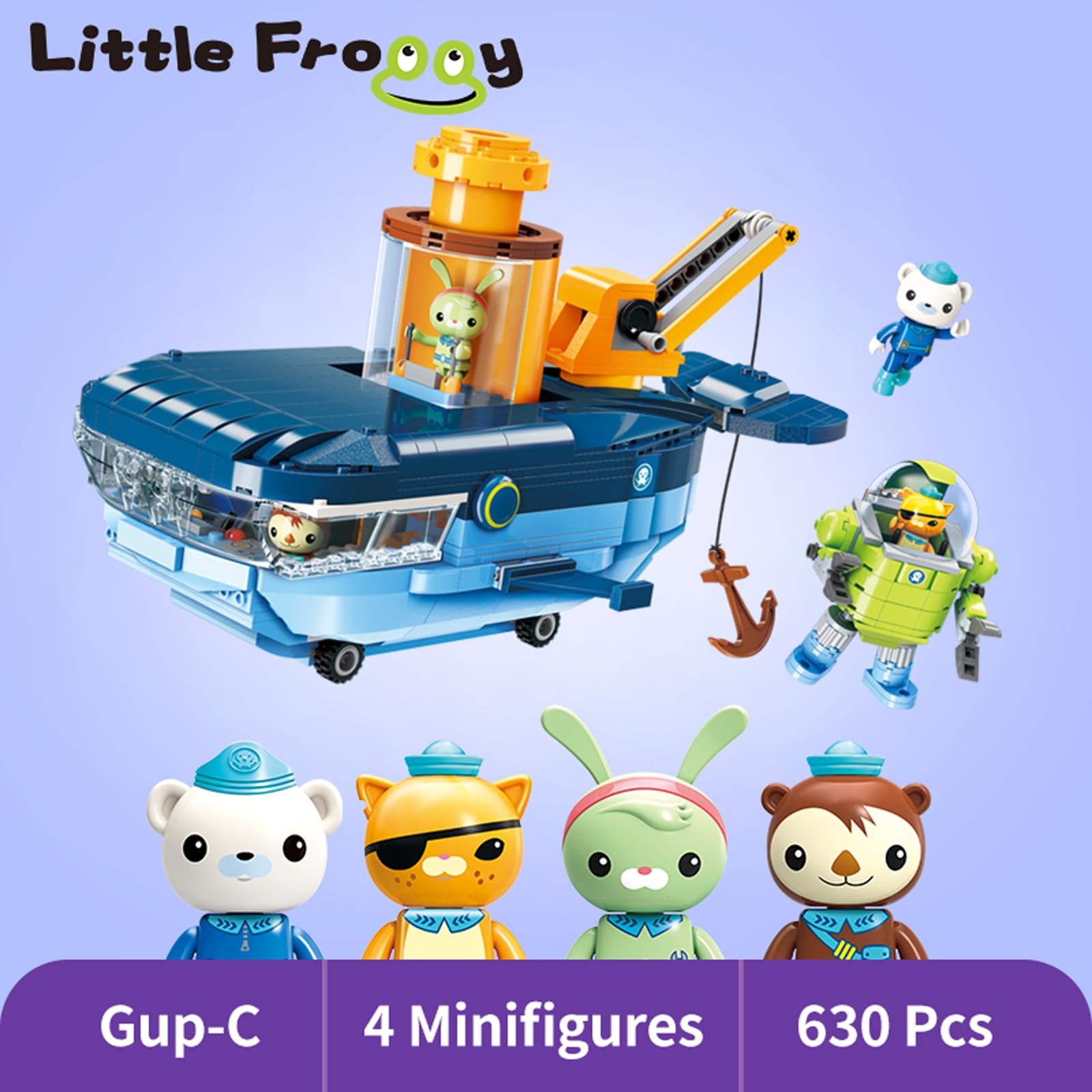 Amazon.co.jp: LITTLE FROGGY ビルディングブロックおもちゃ GUP