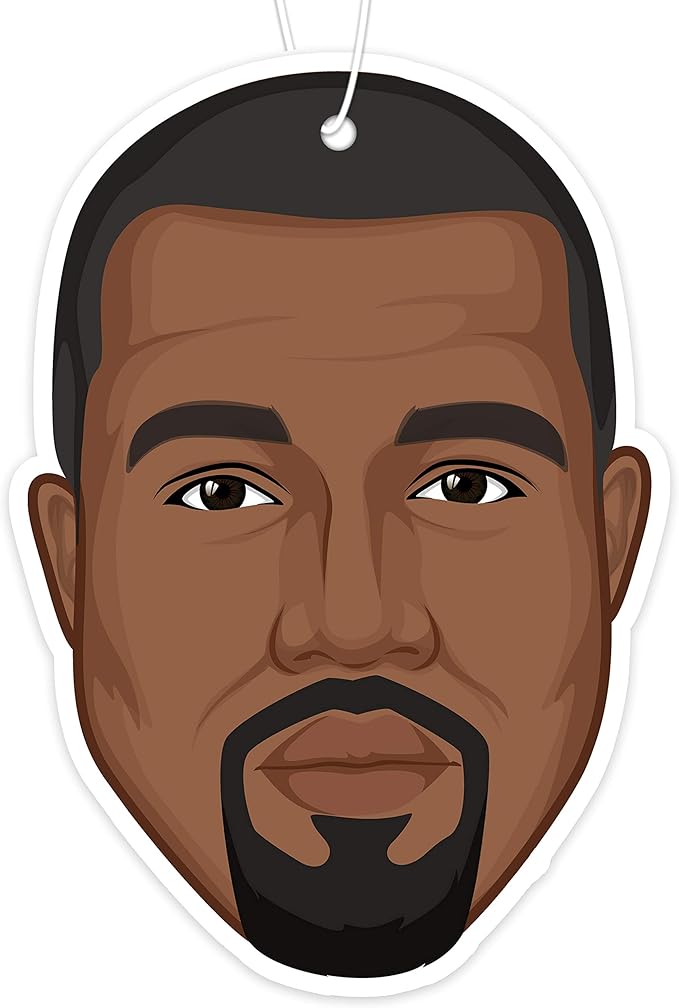 Kanye (Kanye Scented) Parody Car Air Freshener, Kraft