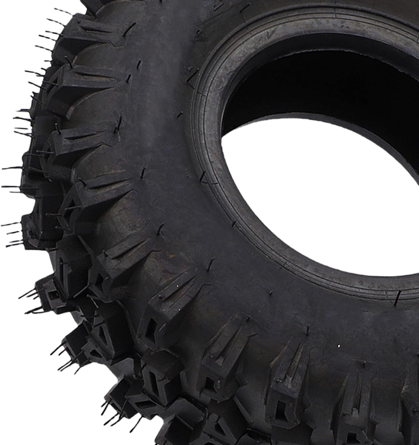 14x5.00-6 Tire, 6 inches Rubber Vacuum Tubeless Tire Replacement for ATV Quad Off Road Go Kart Cart Mini Bike, Good Enhanced Traction