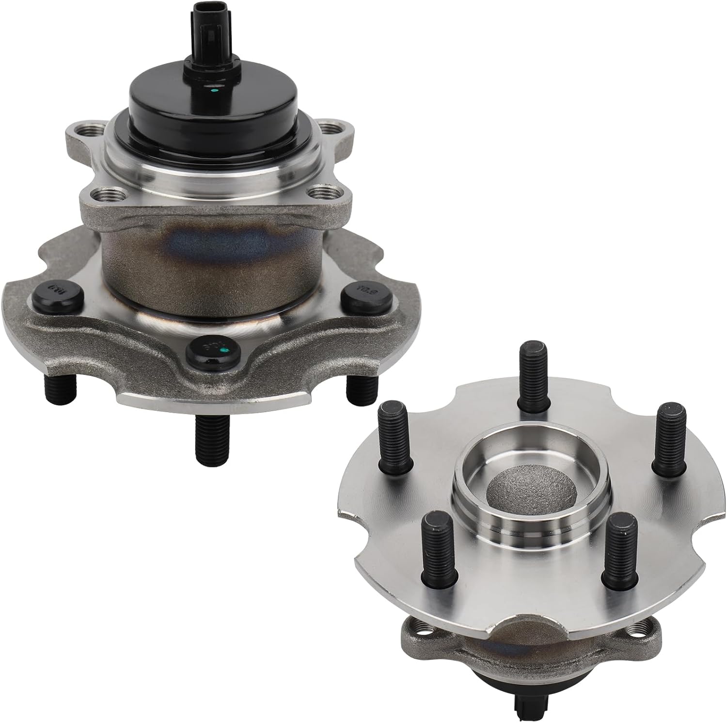 (Pair) DRIVESTAR 512372 Wheel Hub & Bearing Assembly for Lexus HS250H 2010-2012, for Lexus NX200T 2015-2016, for Lexus NX300H 2015-2016, Scion IM 2016, Scion TC 2011-16, for Toyota RAV4(5 Lug w/ABS)