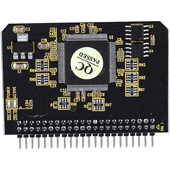 ASHATA SD to IDE Adapter,SD to IDE SD/SDHC/SDXC/MMC Memory Card To IDE 44Pin Male Adapter, Support DMA and ULTRA DMA mode for DOS / NT4 / WINDOWS98SE / ME / 2000 / XP/VISTA/MAC/Linux system