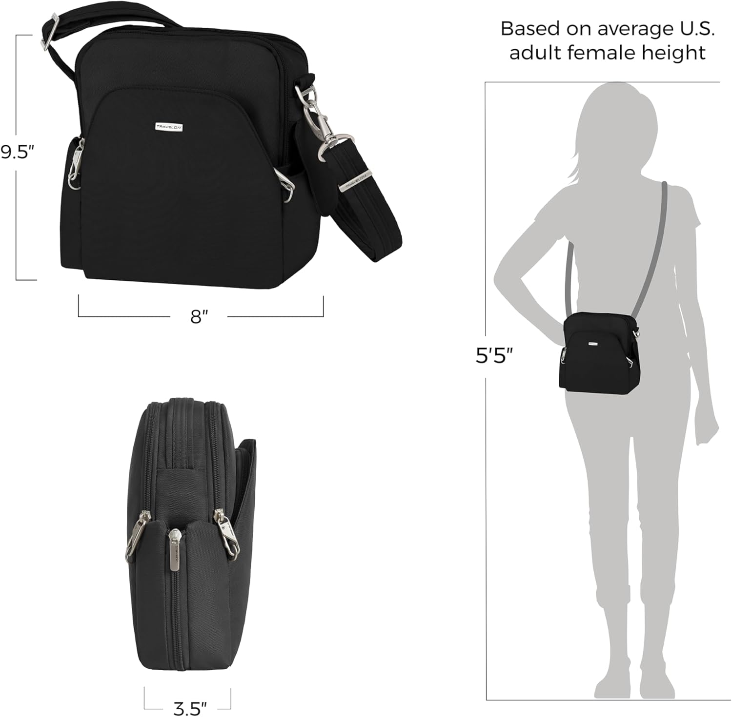 Travelon Anti-Theft Classic Travel Bag - Image 5