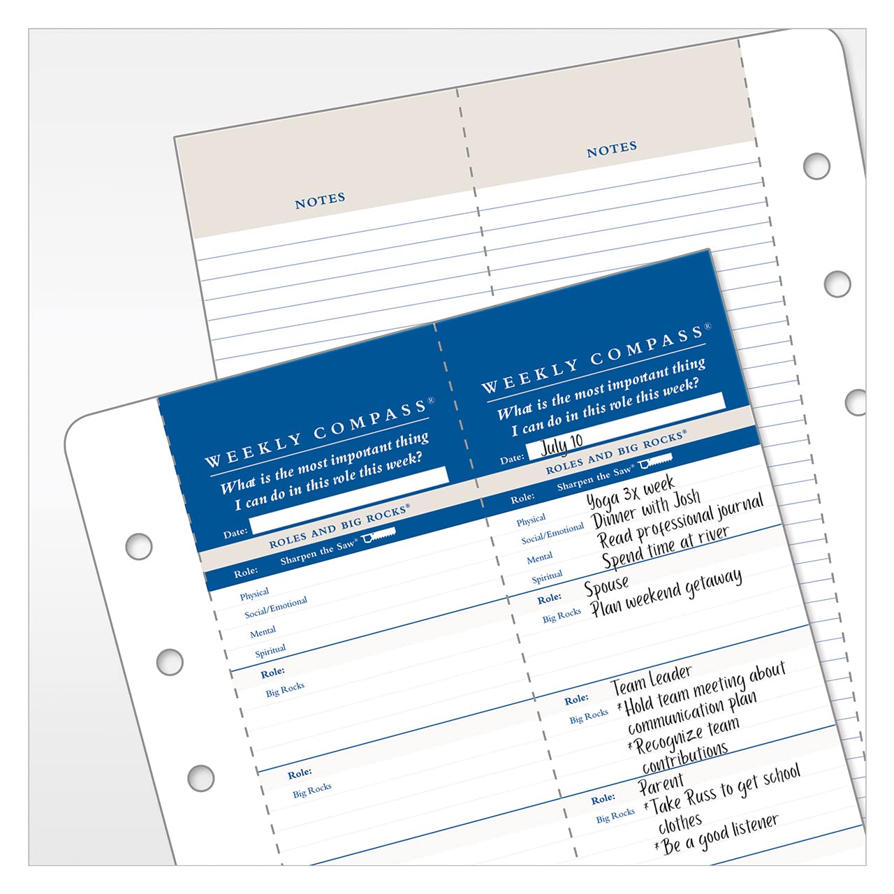 Amazon.com : FranklinCovey - Weekly Compass Cards - Important