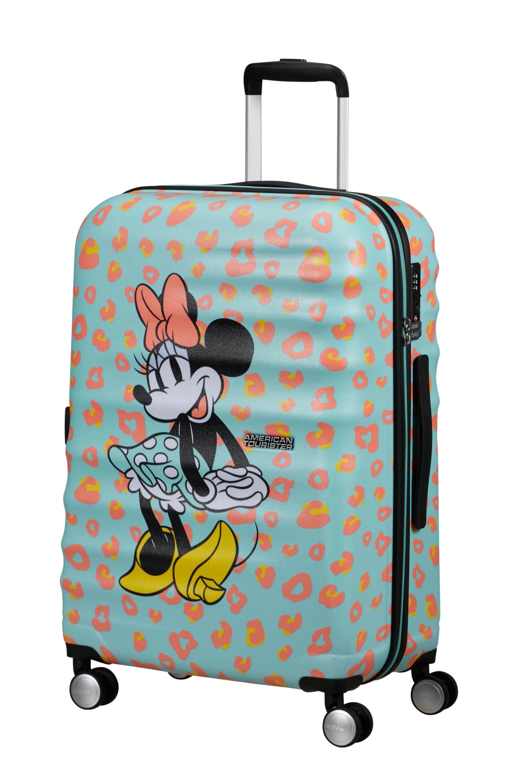 American Tourister Wavebreaker Disney FL - Spinner M, Case, 67 cm, 64 L, Multicolor (Minnie Pastel Dots)