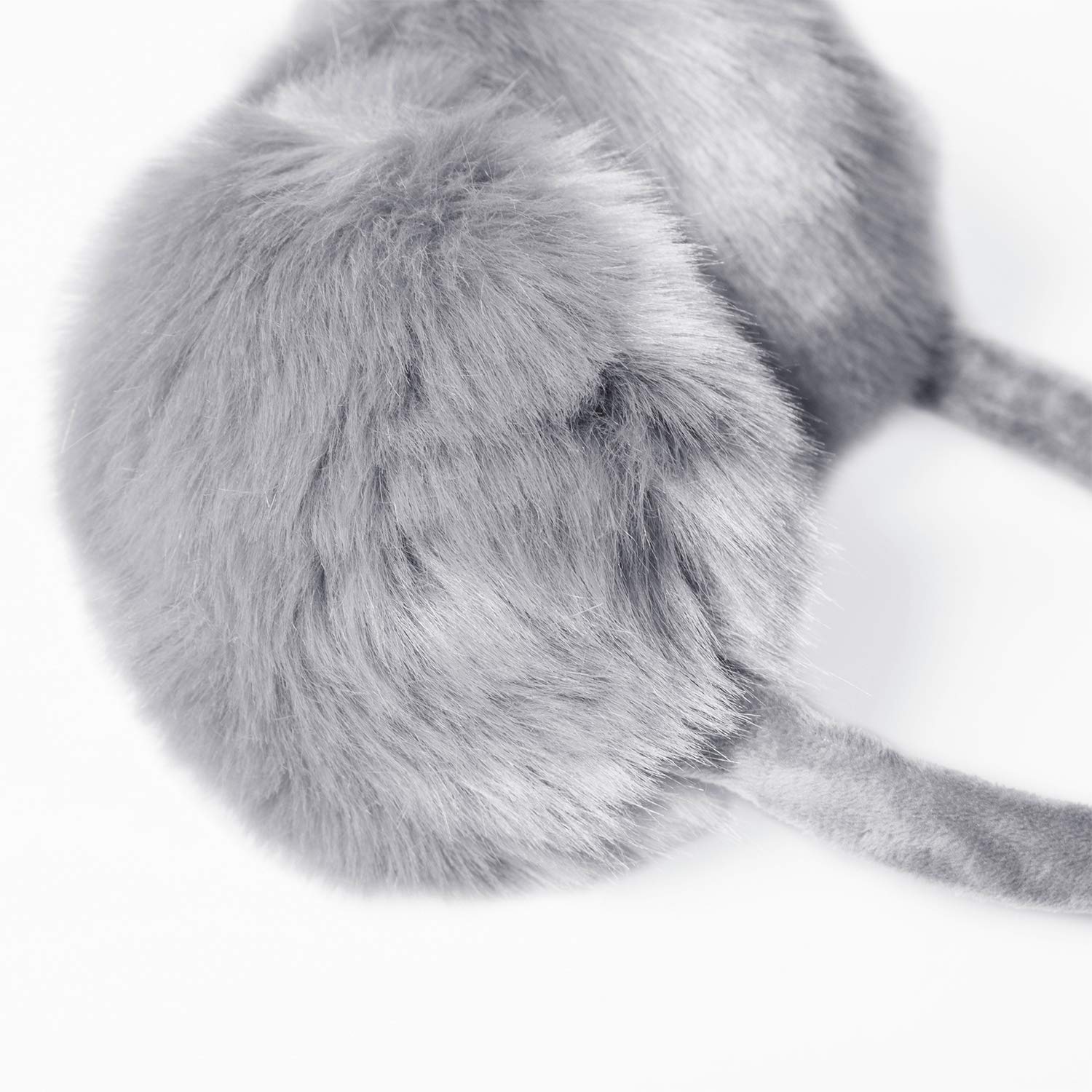 Justay Comf Earmuffs Invernali, Paraorecchie Invernali da Donna in Peluche Paraorecchie Inverno Paraorecchie per Esterno Paraorecchie Caldi di Peluche(Taglia unica/Marrone)