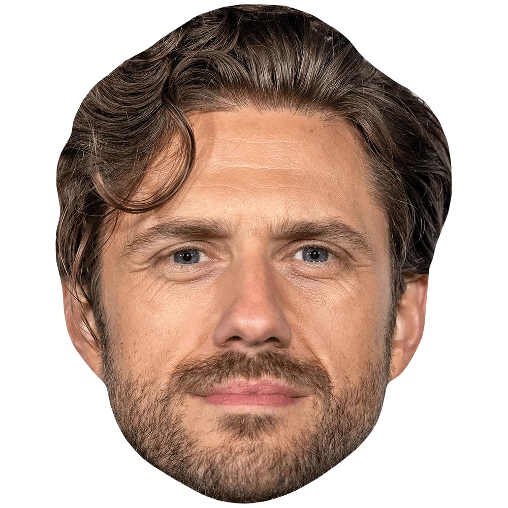 Aaron Tveit (Beard) Celebrity Mask, Flat Card Face, Fancy Dress Mask