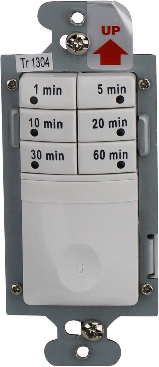 Wattstopper RT50W RT50W Time Switch Motion Activated Wall Switches
