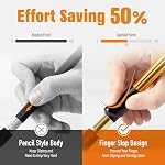 Professional Carbide Tungsten Alloy Handle Glass Cutter Tool with Range 2-19mm Professional Cutter for Thick Glass Mosaic and Tiles - Pencil Shape & Design (Glass Cutter) (Regular)