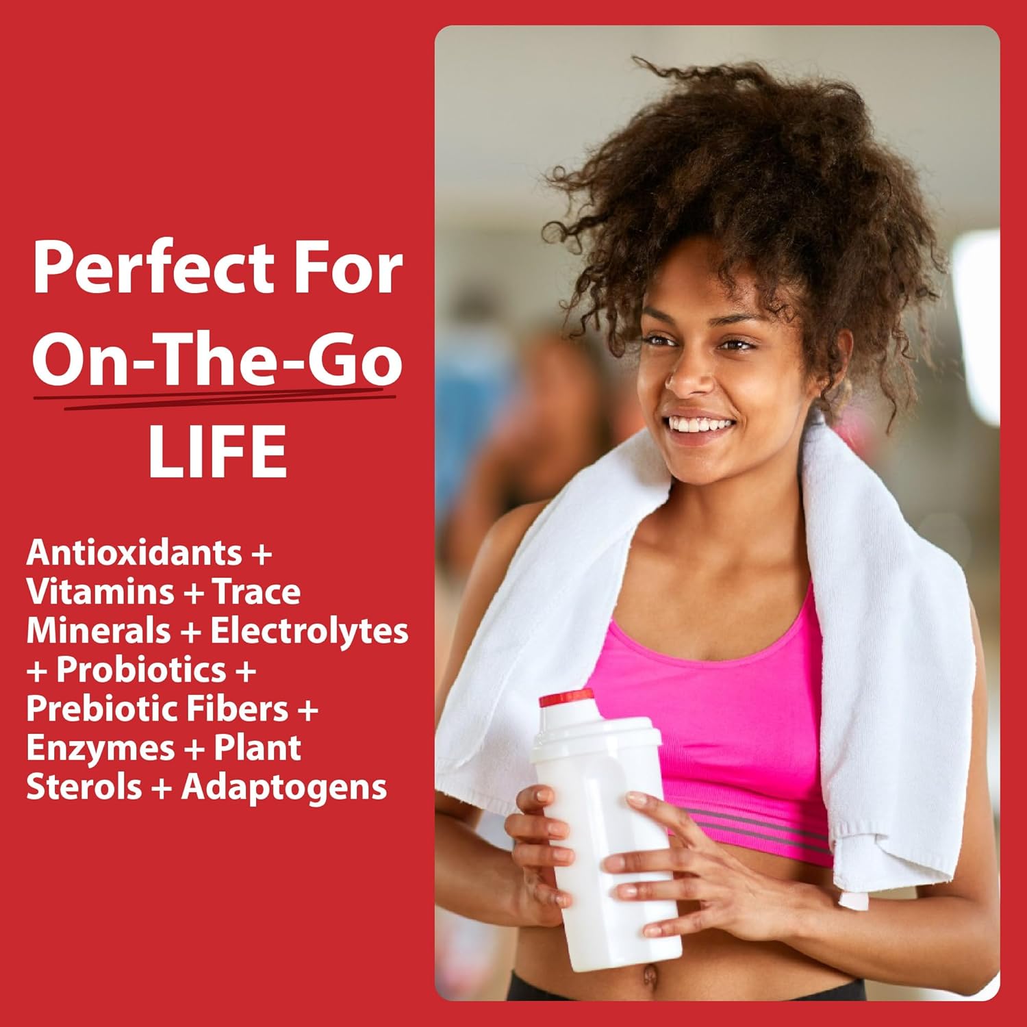 MacroLife Naturals Miracle Reds Superfood Powder 19 Blended Fruit & Berry Polyphenols Enzymes Probiotics & Antioxidants Supplement - Raw Non-GMO & Vegan Whole Food Vitamins - 30 Servings - Image 5