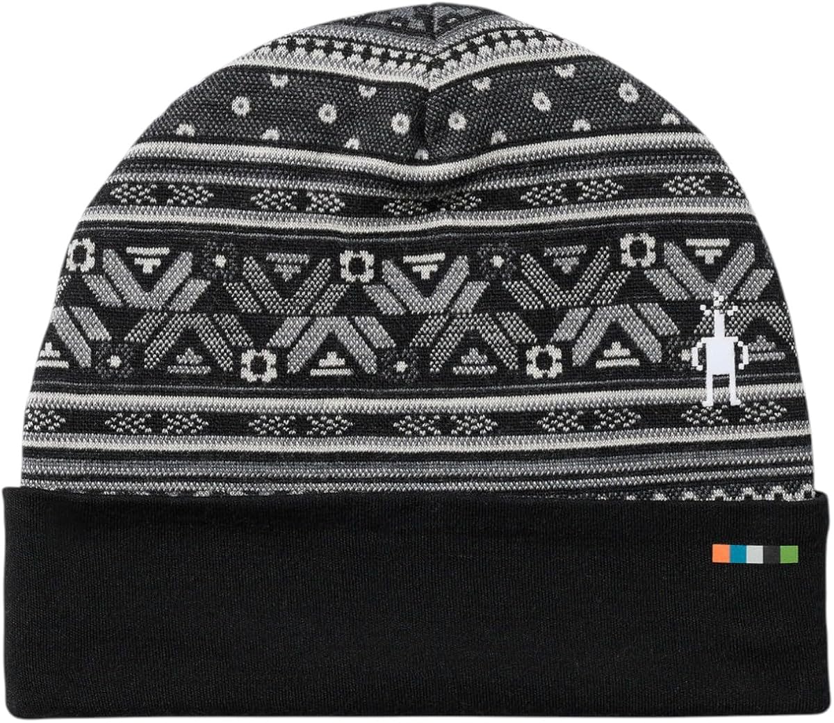 SmartWool Gorro térmico unisex para adultos de merino reversible con puños