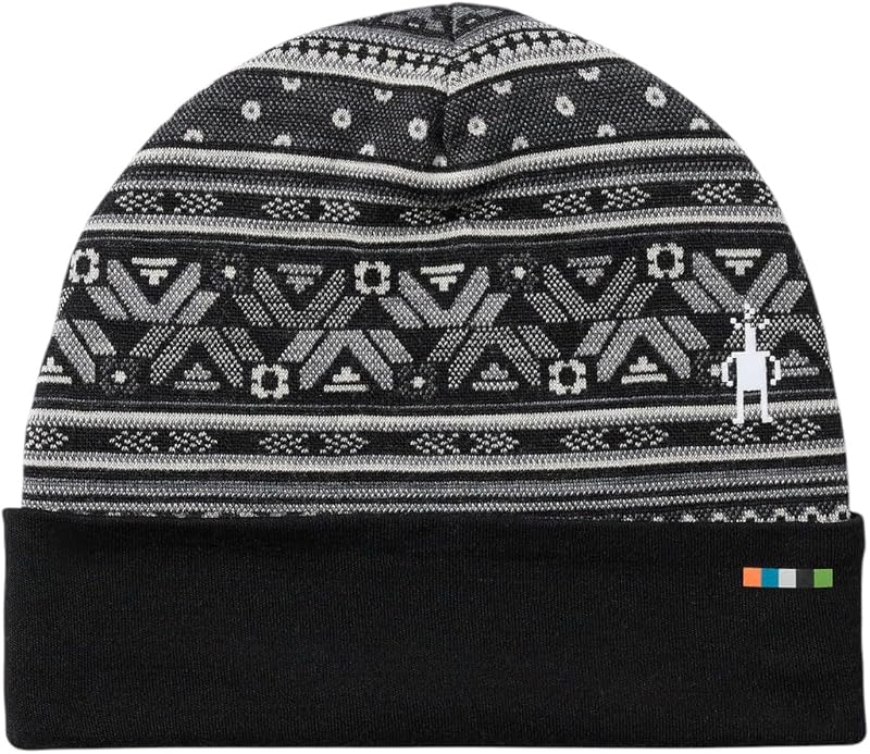 SmartWool Gorro térmico unisex para adultos de merino reversible con puños