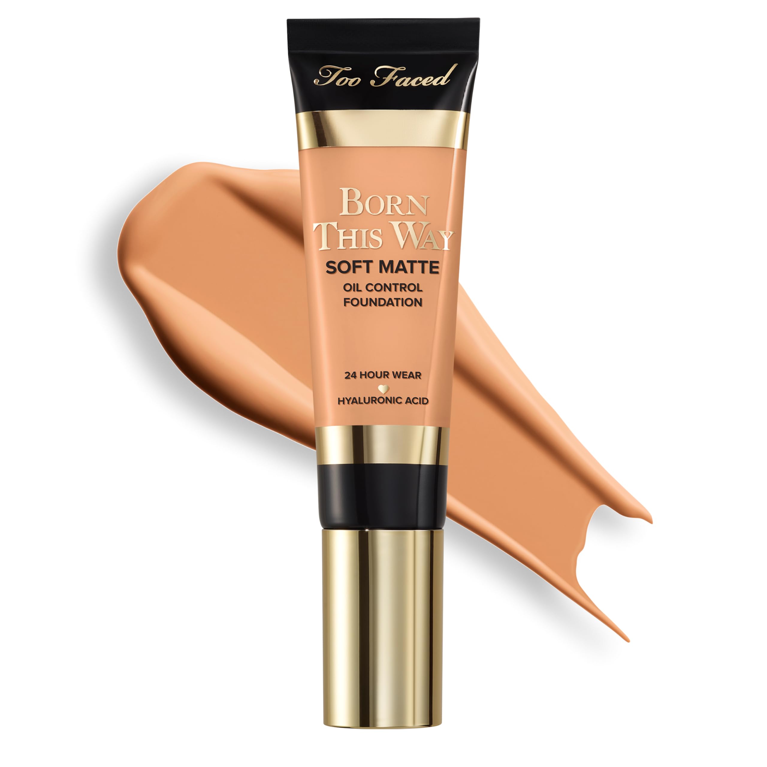 Too Faced Born This Way Soft Matte Foundation | Langanhaltende, Wasserfeste Grundierung | Feuchtigkeitsspendende Foundation mit Glanzkontrolle