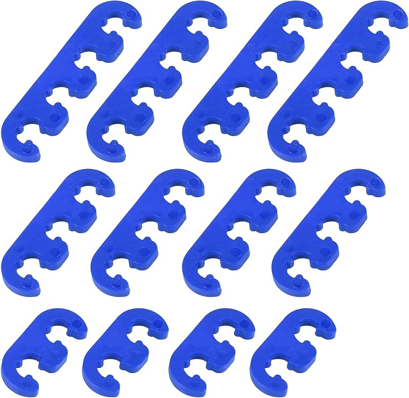 Separadores de cabos de vela X AUTOHAUX para fios de 7 mm, 8 mm, 8,5 mm e 8,8 mm – Kit com 12 unidades