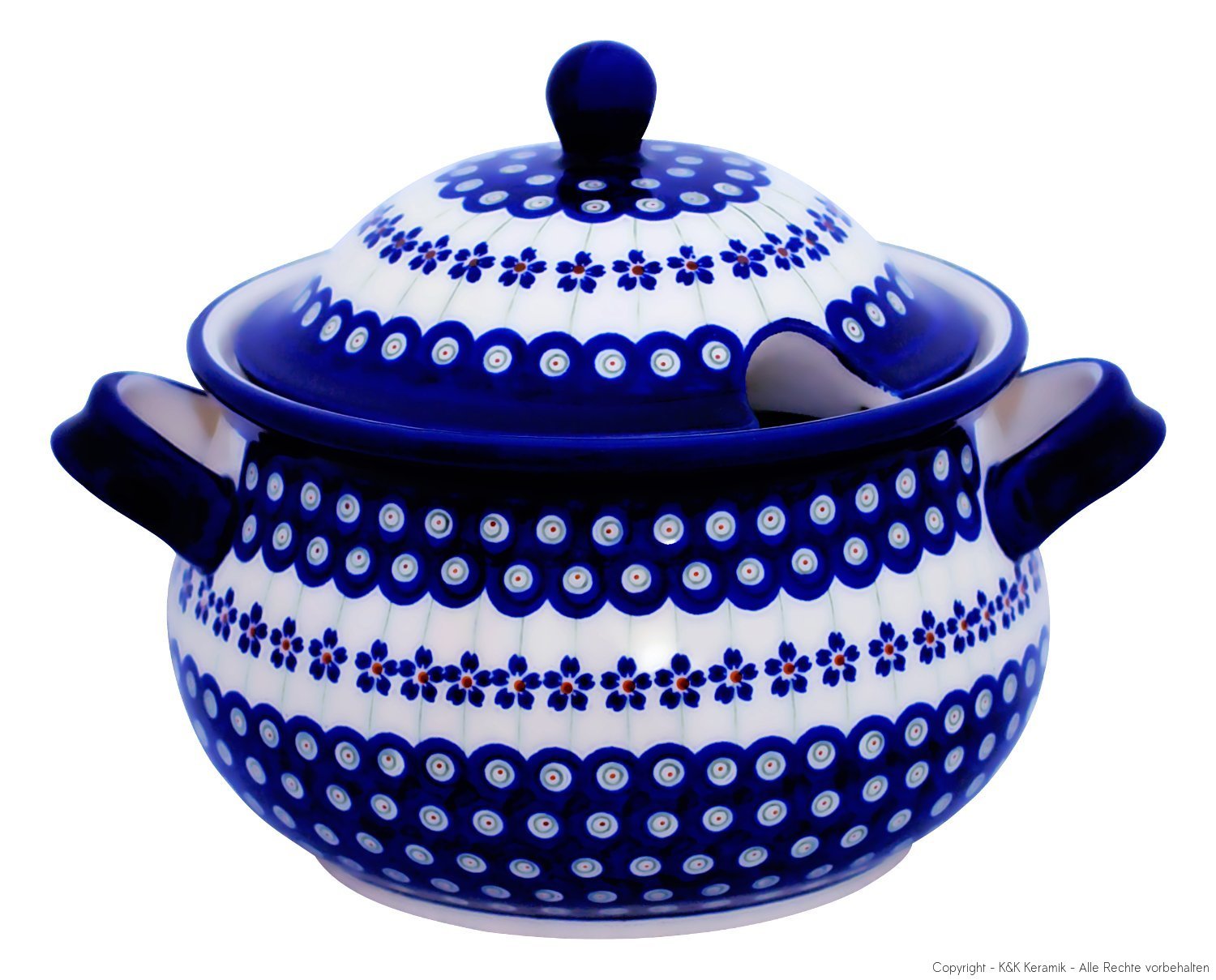 Soupière en céramique Bunzlauer 166a 3 l pour garder la soupe chaude à table
