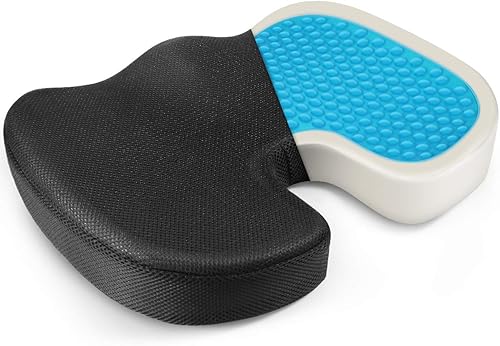 Cojín de silla de oficina cojines de asiento de espuma viscoelástica para sillas de oficina para aliviar el dolor de ciática y alivio del dolor de