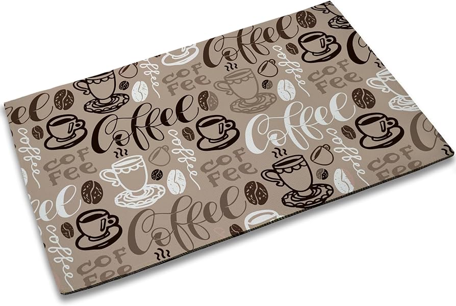 TUBAMQ Coffee Door Mat 17x30 Inch, But First Coffee Welcome Mats Home Decor Farmhouse Doormats,Decorations for Front Door,Indoor,Outdoor