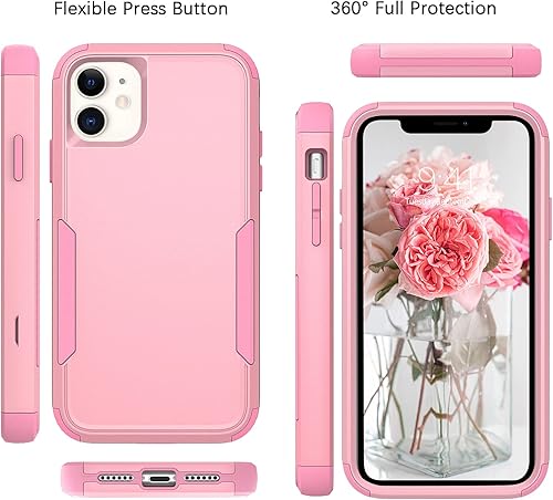 Miniatura 8 de BENTOBEN Funda para iPhone 11, funda para teléfono iPhone 11, resistente 3 en 1, cuerpo completo, resistente, a prueba de golpes, híbrida de
