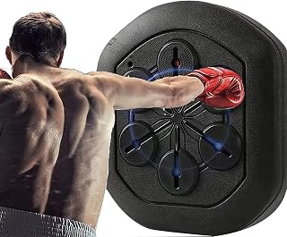 Adults Boxing Equipment Strength Tester with Boxing Gloves,Music Electronic Boxing Wall Target Boxing Machine,Smart Punching Bag Boxing Responds Training Equipment