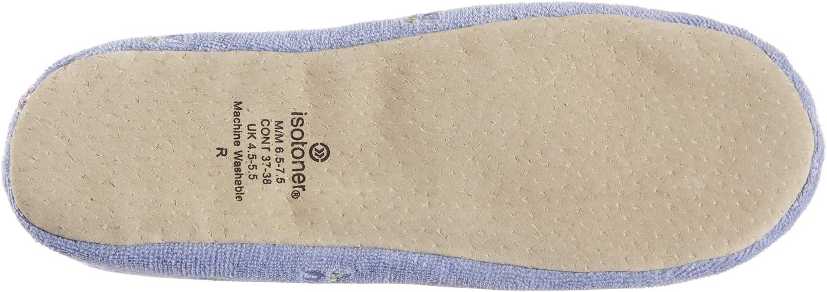 Isotoner Pantuflas Ballerina Terry Bordadas Mujer miniatura 4