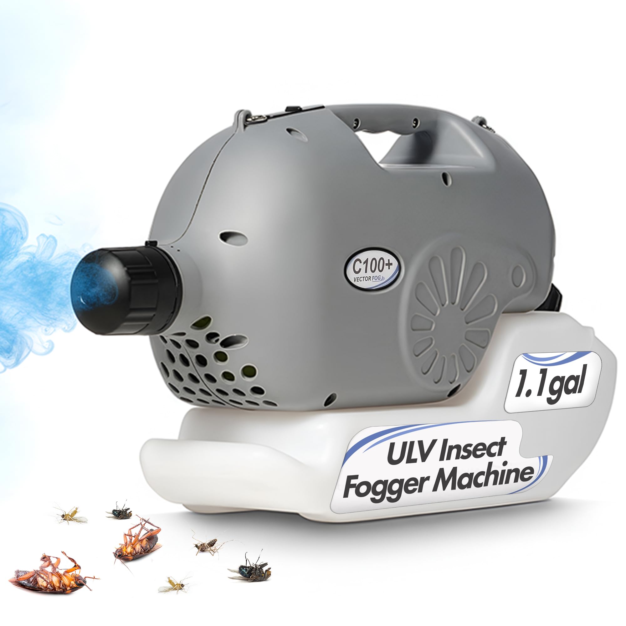 C100 Plus - US Plug ULV Disinfectant Fogger, 1.1 Gallon Mosquito Fogger Machine - Insect Fogger Machine, Ideal Fogger for ULV Spraying- Cold Fogger Spraying Machine Distance 26ft