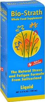 Bio-Strath Whole Food Supplement Liquid for Stress and Fatigue 3.4 oz
