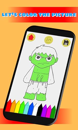 Amazing Coloring Book By Numbers For Kids And Toddlers Themed Hero