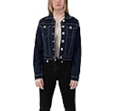 Indigo Saints Womens Luxury Clothing Denim Jackets, Comfortable & Stylish Coat, Midnight Blue, Medium