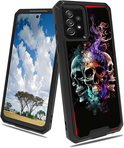 Vista 49 de Para Samsung A53 Caja Del Teléfono 2 En 1 Doble Capa De PC Duro TPU Suave A Prueba De Choques Funda Protectora De Teléfono Para Samsung Galaxy A53