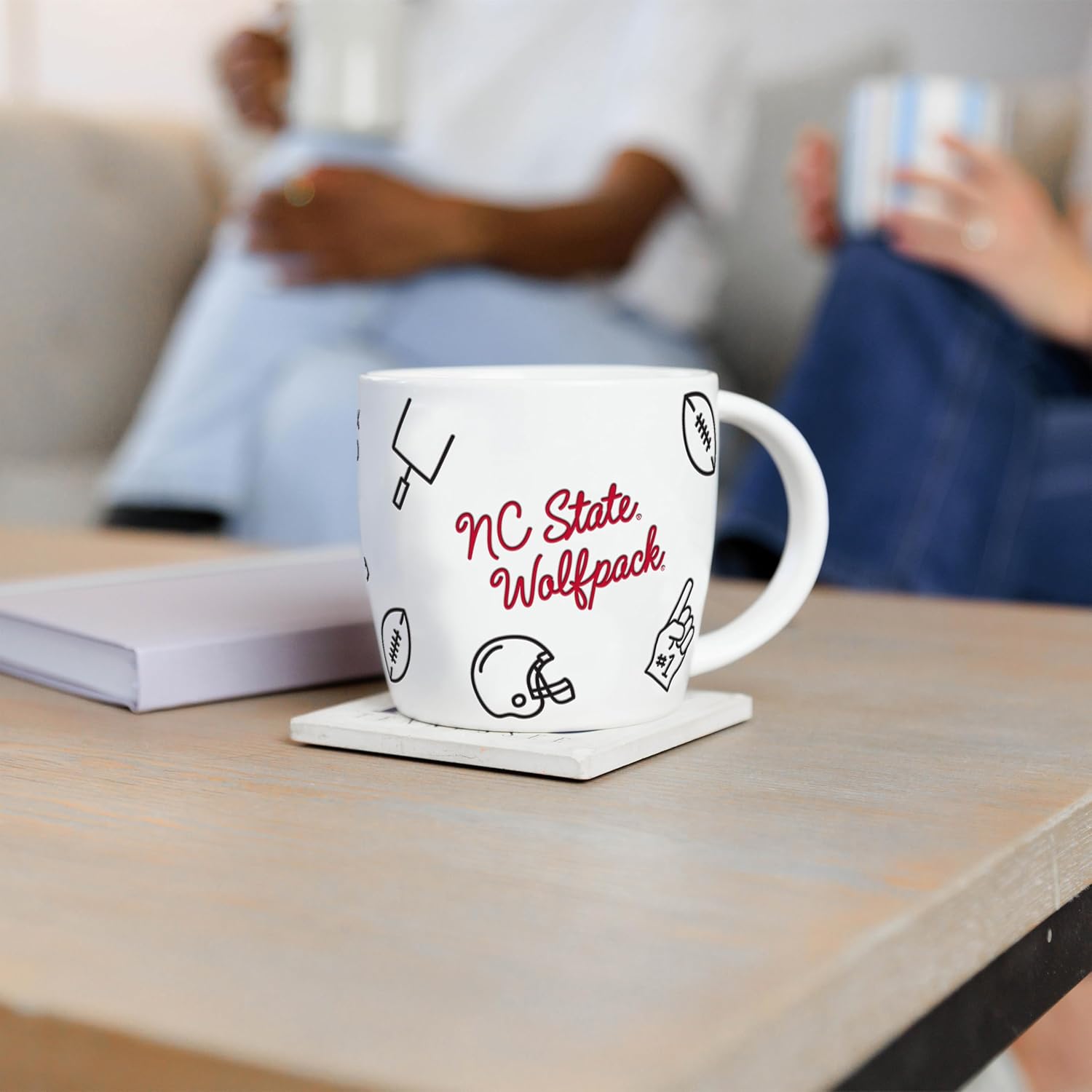 Logo Brands North Carolina State Wolfpack 18oz Playmaker Mug - Image 4