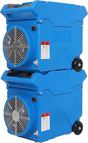 Miniatura 3 de Mounto 150pints Commercial LGR Dehumidifier w/Handle and Wheels - Panasonic Compressor, ETL Certified, Compact & Stackable, Built-in Pump, LED