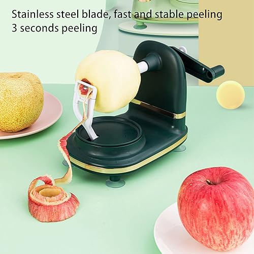 Miniatura 2 de Pelador de manzanas, descorazonador pelador de manzanas de magnesio fundidopatatas, pelador duradero de aleación de magnesio fundido a presión,