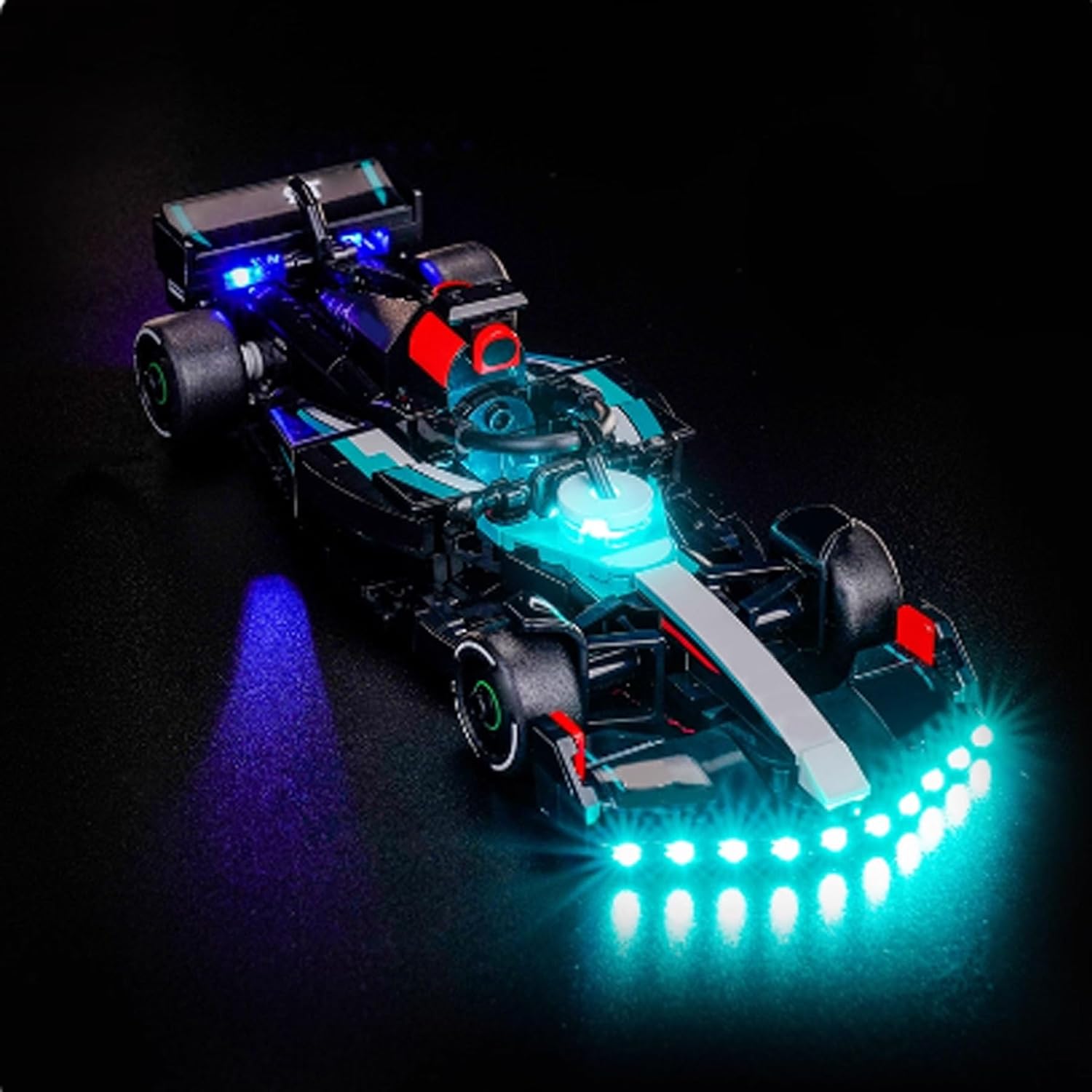 LED Lighting Kit Compatible with Lego 77242-77251 Speed F1 Racing Car Series LED Light Set (Model Kit Not Included - Lighting Components Only)
