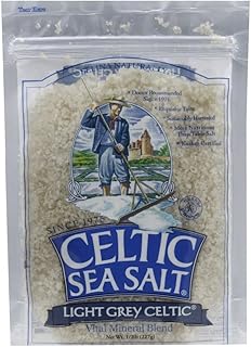 Celtic Sea Salt Light Grey Pouch 8.0 OZ (Pack of 1)