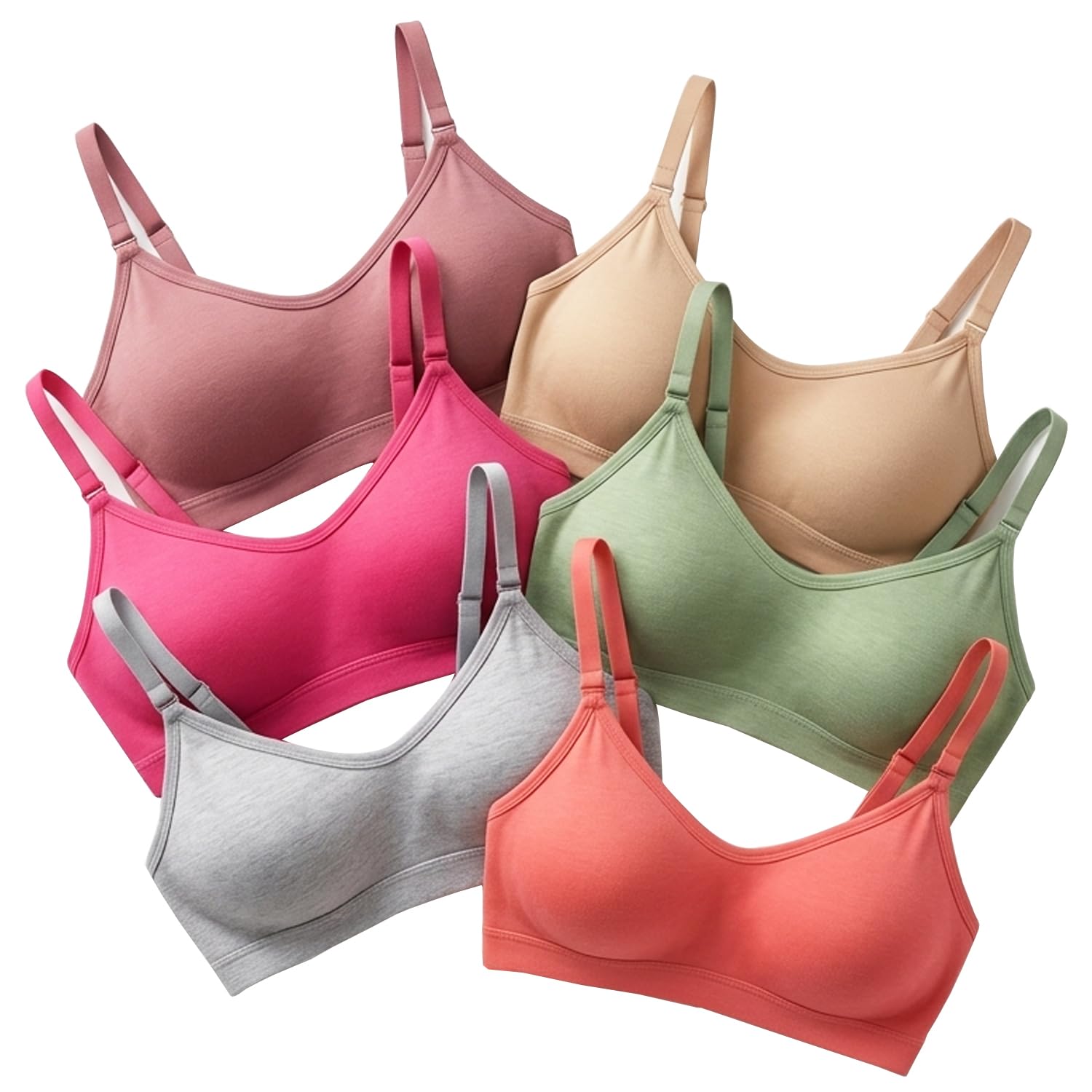 Women Sports Bra Non-Padded Wirefree Gym Bra | Stretchable Breathable Fabric | Better Support | Ideal for Yoga, Workout, Running (Pack of 2)-image-15