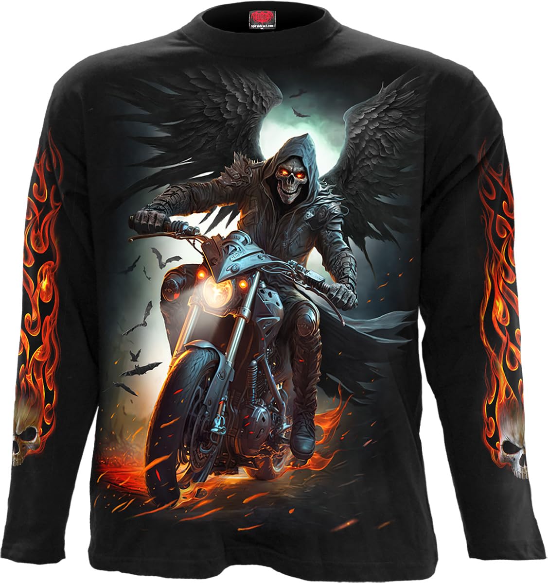 Spiral - Night Rider - Longsleeve T-Shirt Black - M