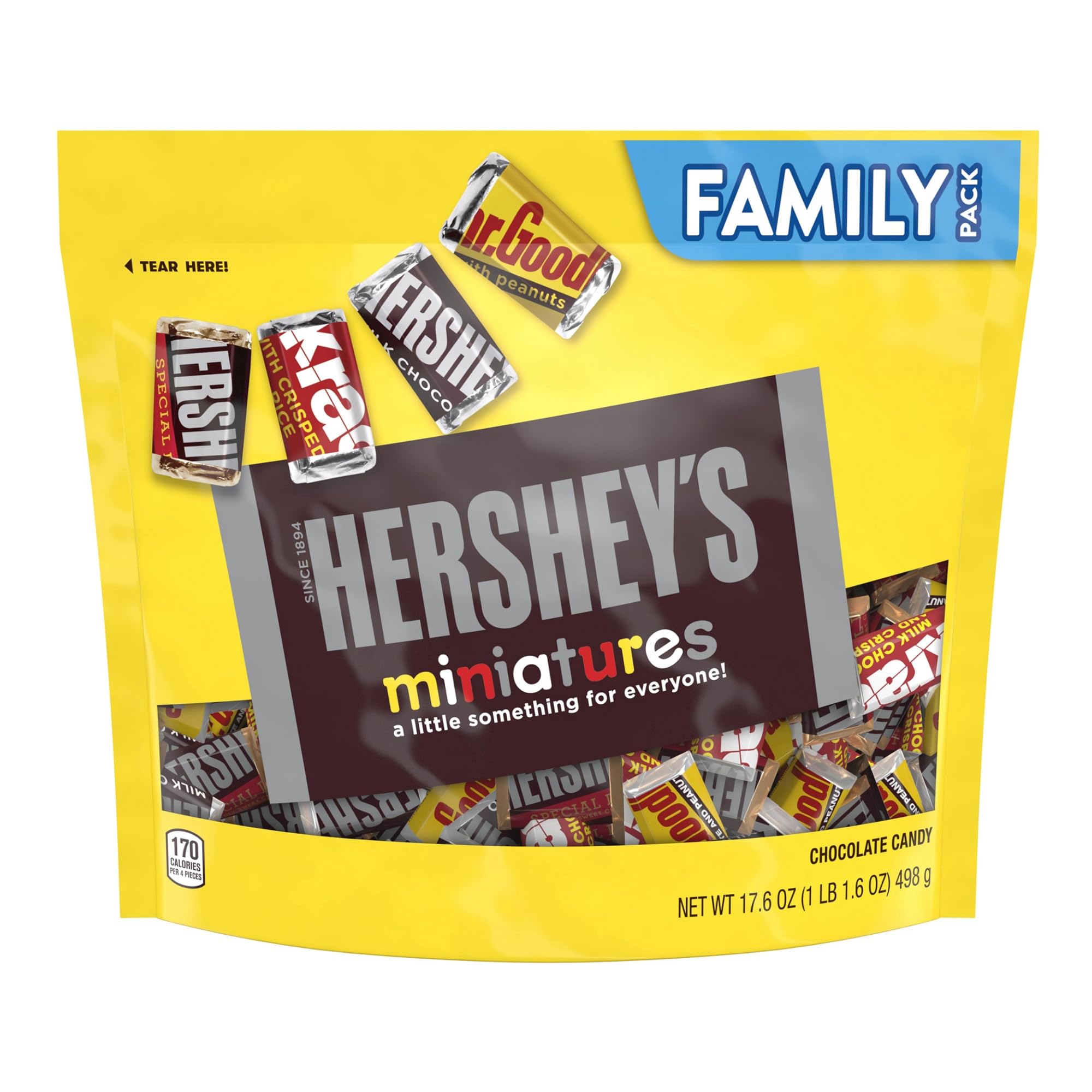 HERSHEYS Miniatures Bag 498 Gram, Chocolate, Pack Of 1, Multicolour (B07RNJZC6X) Amazon Price History, Amazon Price Tracker