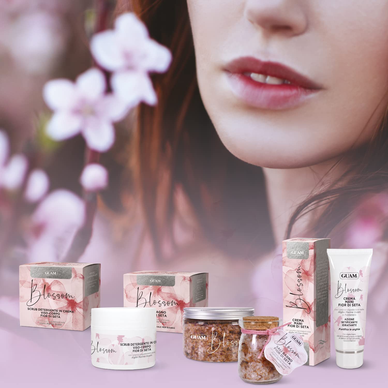 GUAM Blossom Scrub Nettoyant visage et corps en crème