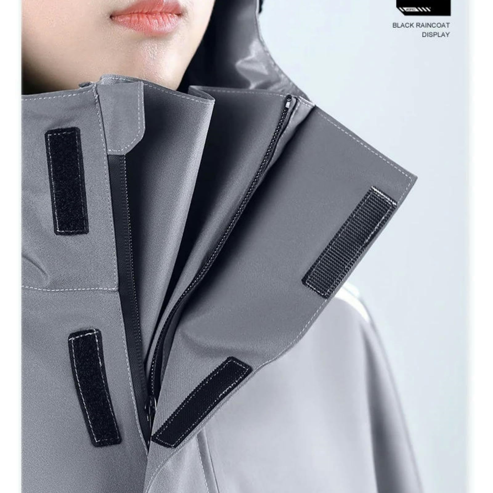 Regenponcho Regenmantel Für Elektrofahrräder, Dicker, Wasserdichter Poncho Aus TPU Mit Kapuze, Regenbekleidung Zum Wandern, Radfahren Und Bei Starkem Regen