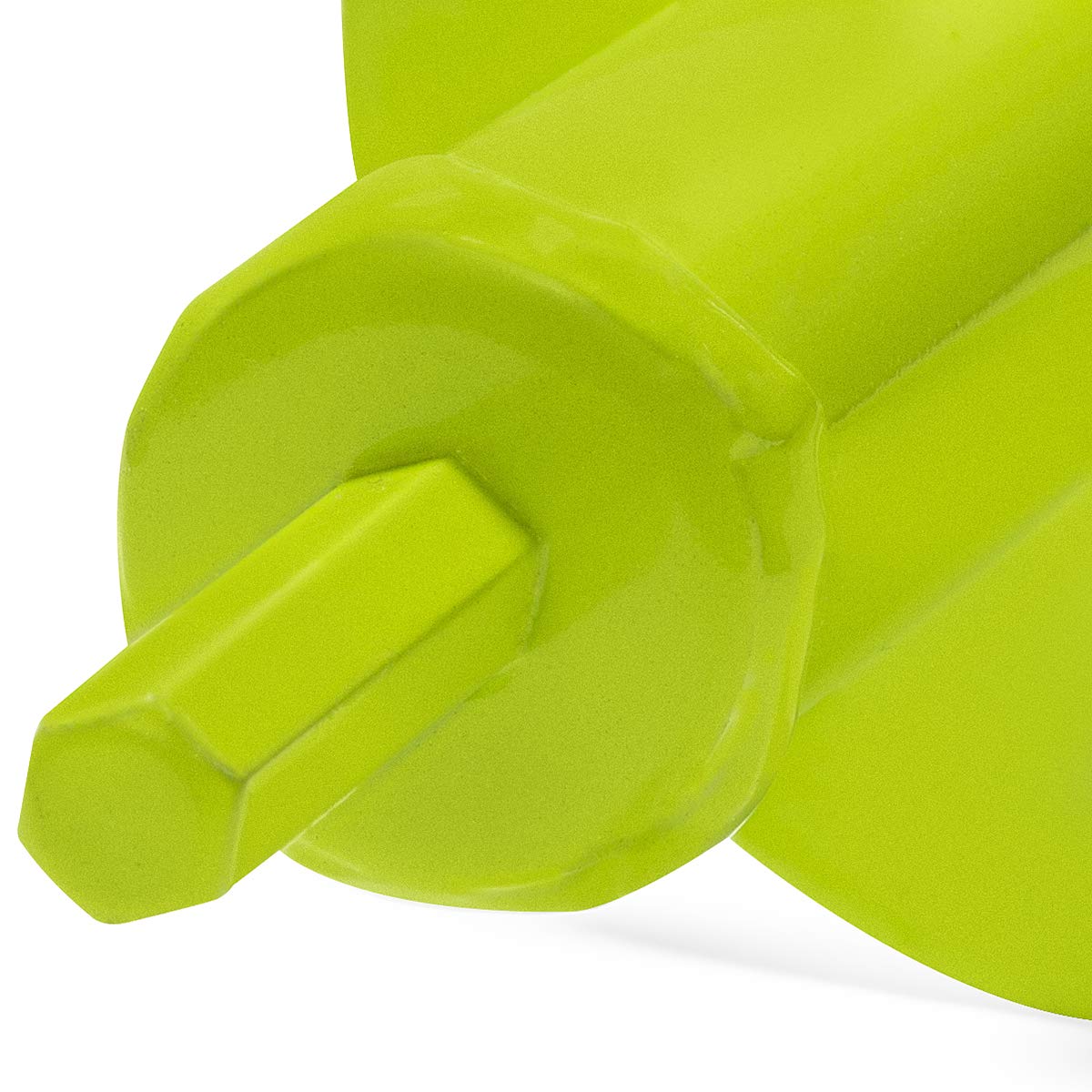 XtremepowerUS Garden Plant Flower Bulb Auger 3.5” x 12” Inch Rapid Planter Post or Umbrella Hole Digger for 3/8” Hex Drive Drill, Lime Green