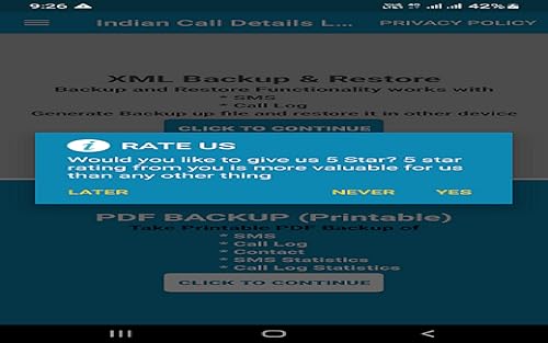 Indian Call Details Logger