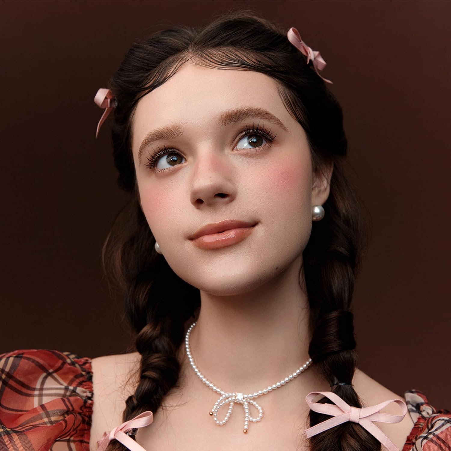 Flower Knows The Sweetie Bear Collection Silk Satin Blush,Talc-Free Rose Pink Powder Blush,Highly Pigmented,Buildable&Blendable,Radiant Cheek Color for a Lively Glow,Gift-Worthy(01 Shimmer Soufflé) - Image 4