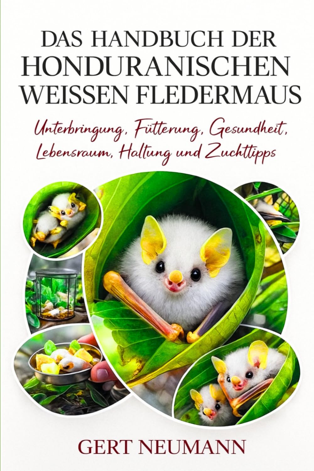 DAS HANDBUCH DER HONDURANISCHEN WEISSEN FLEDERMAUS: Unterbringung, Fütterung, Gesundheit, Lebensraum, Haltung und Zuchttipps
