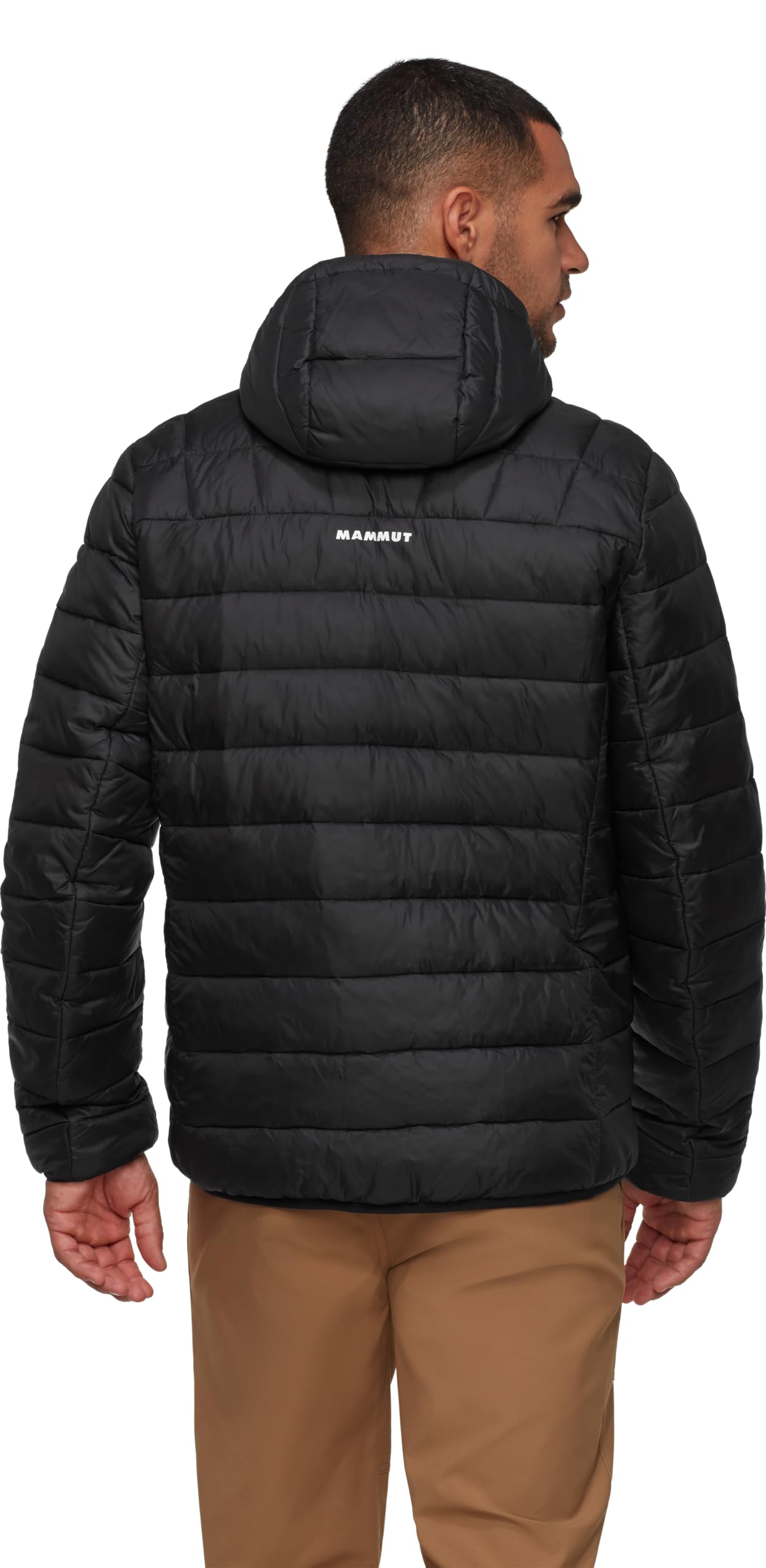 Mammut Crag IN Hooded Jacket Men – Kurtka Ocieplana Męska z Kapturem | Lekka, Zimowa i Pikowana | Rozmiar M, Czarny
