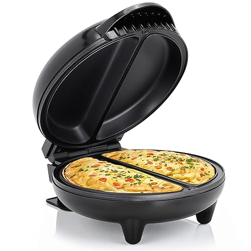 Elite Gourmet EOM205 Non-Stick Omelet Frittata Snack Pocket Maker for
