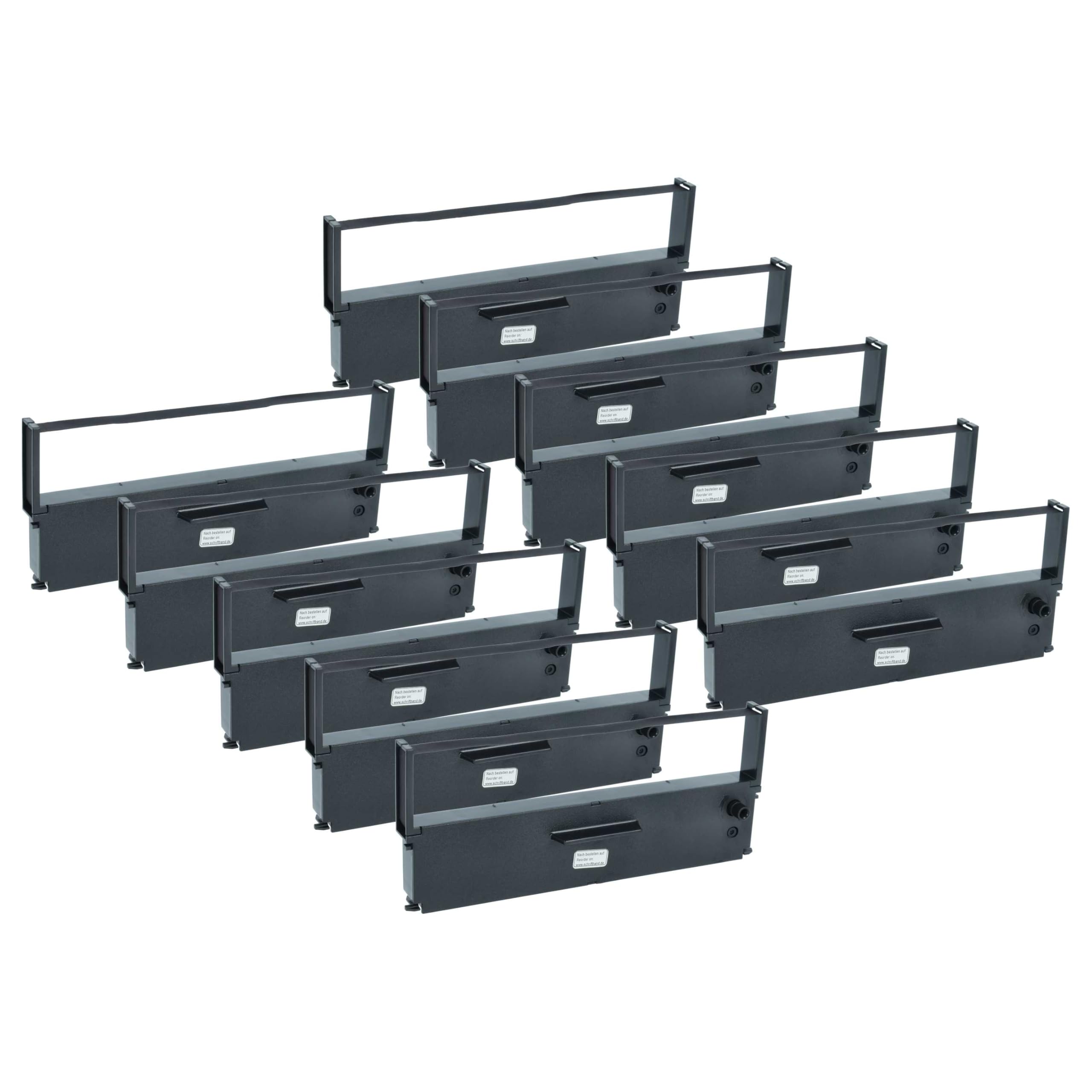 vhbw 10 x taśma barwiąca nylonowa do drukarek igłowych Epson TM-U 930 Series, TM-U 950, TM-U 950 P ERC-31, C43S015231, S015231, i in.