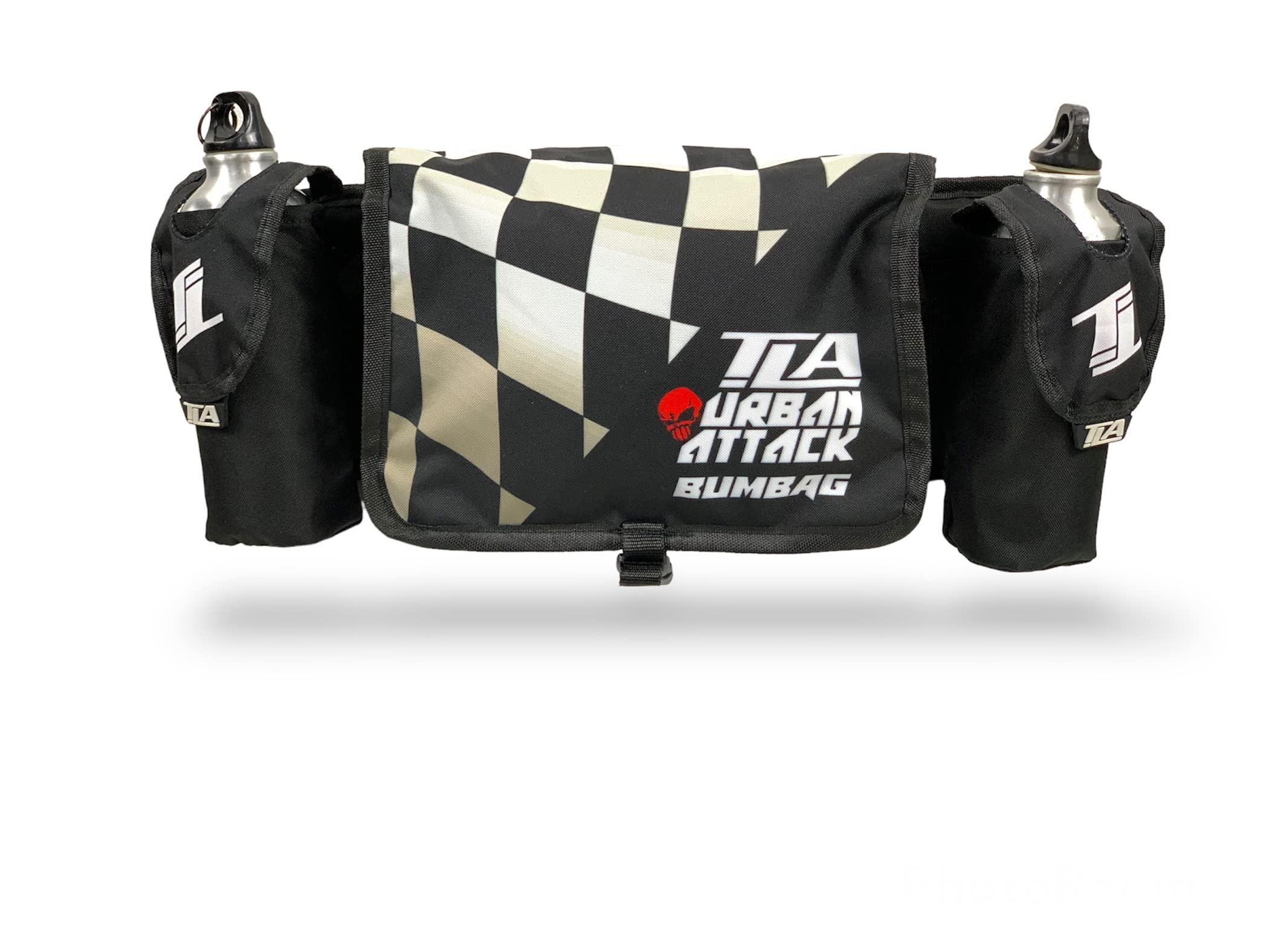 Sac Banane (fanny Pack) équipement Moto Enduro SHOT - Sac à Outils Pour Taille - 3 Poches, Sangle Ajustable