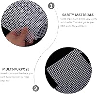 Vista 3 de 4 hojas de tela de punto de aguja de plástico para manualidades DIY marcadores de punto bolsa de proyectos de taza bordado hecho a mano hilo