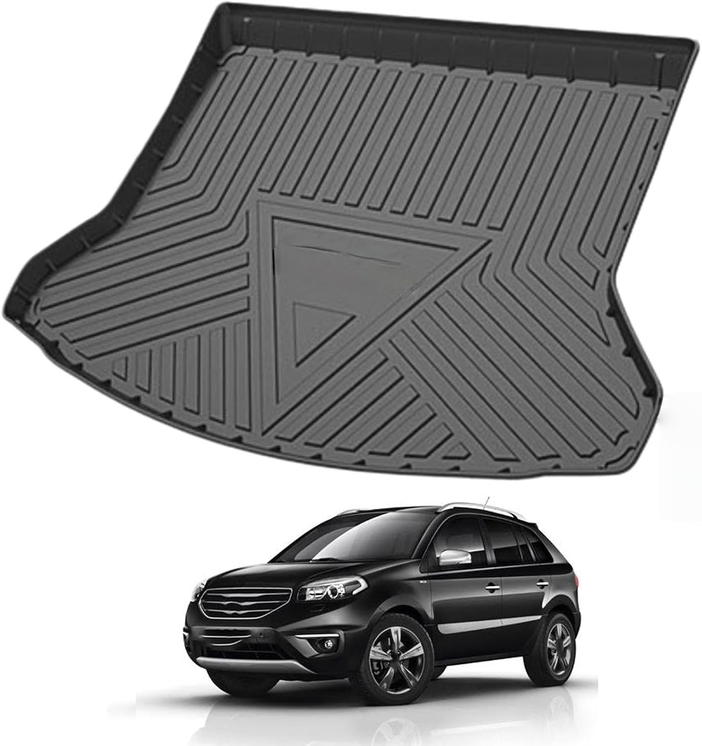 PLAKDFUU Bootmat for Renault Koleos 2017-2019 easyclean protector
