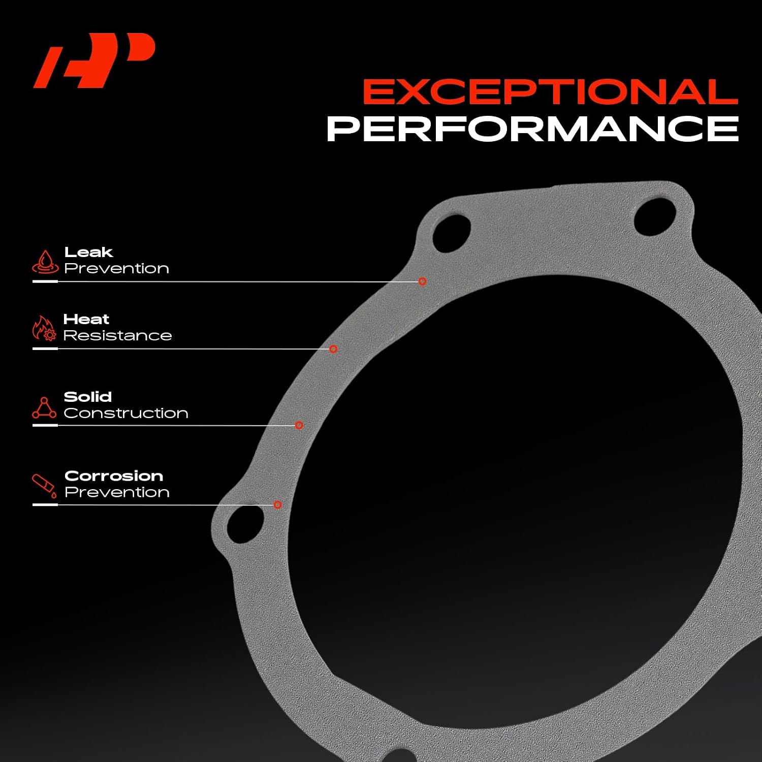 A-Premium Engine Timing Cover Gasket Set Compatible with Chevrolet Colorado, Trailblazer & GMC Canyon, Envoy & Hummer H3, H3T & Isuzu Ascender, i-280 & Oldsmobile Bravada & Saab 9-7x & Buick Rainier